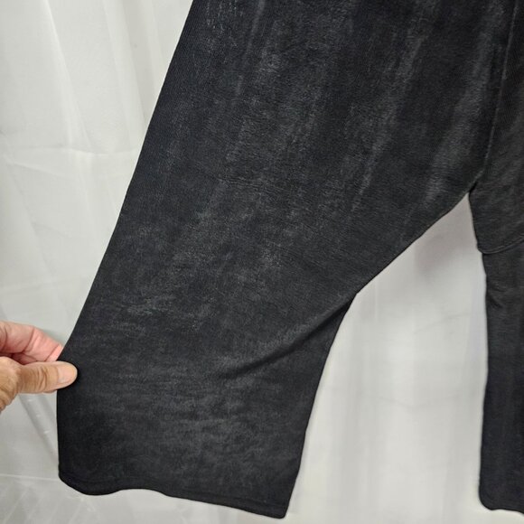 Vintage Vikki Vi Y2K Cardigan Black Liquid Knit Goth Whimsigoth 3X NWT - Picture 3 of 9